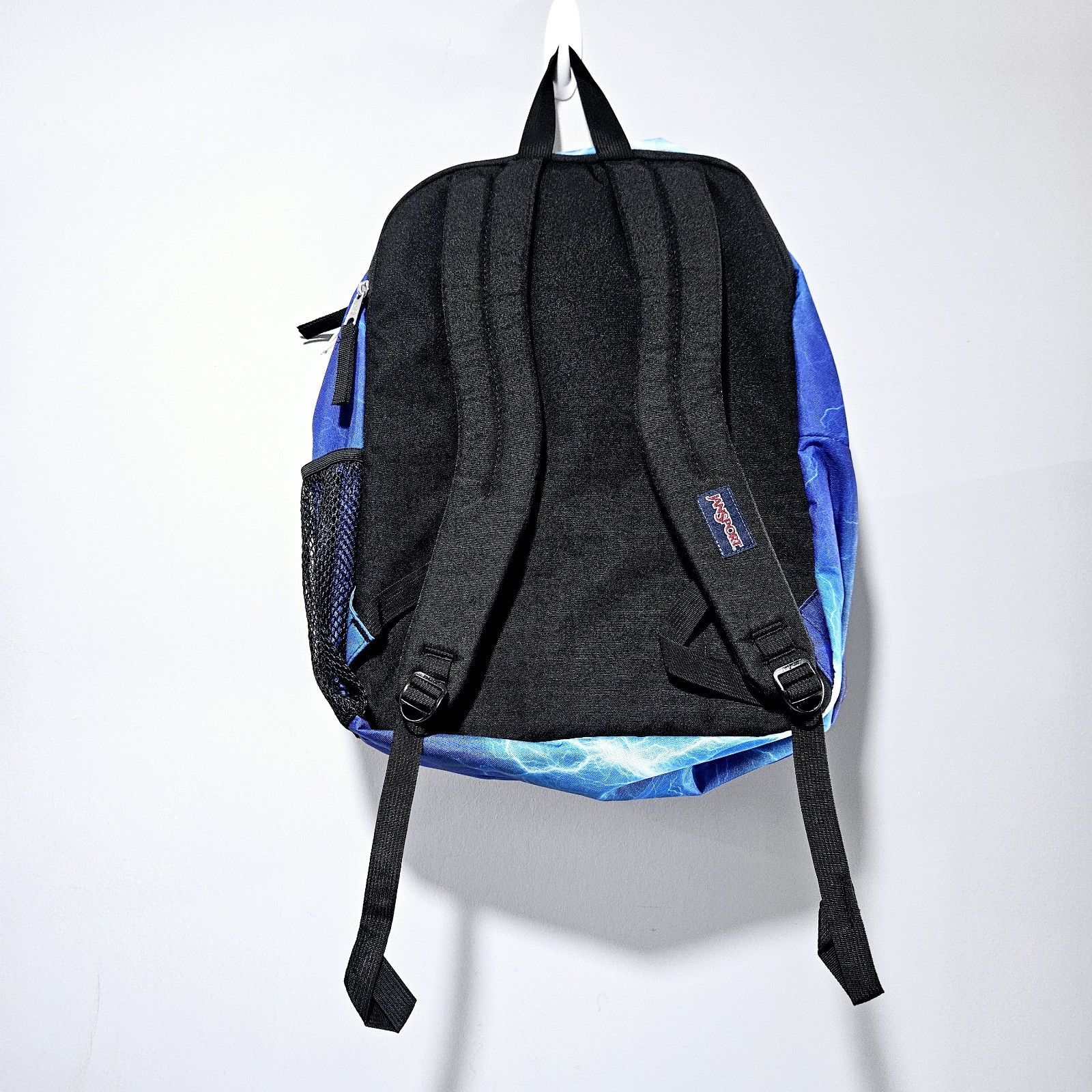 JanSport Cross Town Plus 17 Backpack – Electric Bolts with 15 Laptop Sleeve
