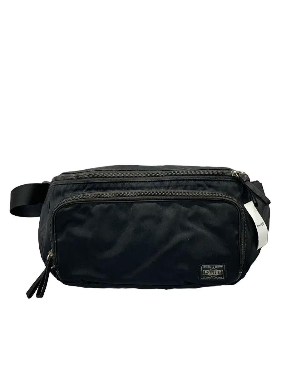 PORTER PLAN Waist Bag BLK 728 08711 Zipper Hard