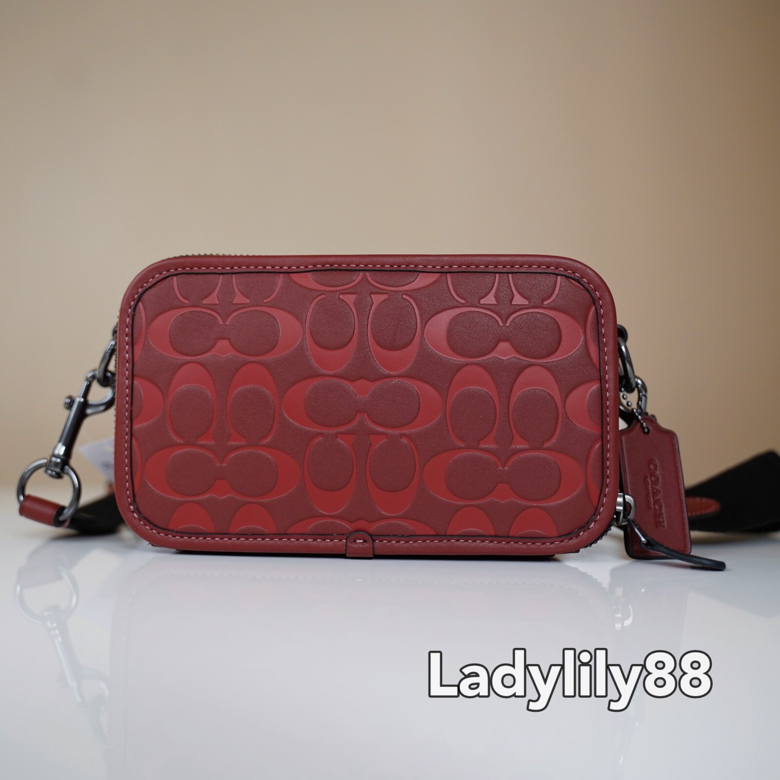 NWT Coach CM153 Wyatt Crossbody In Signature Smooth Calf Leather $344
