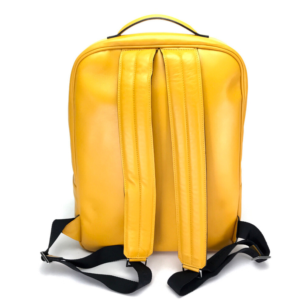 A.TESTONI Backpack-Bag yellow Leather
