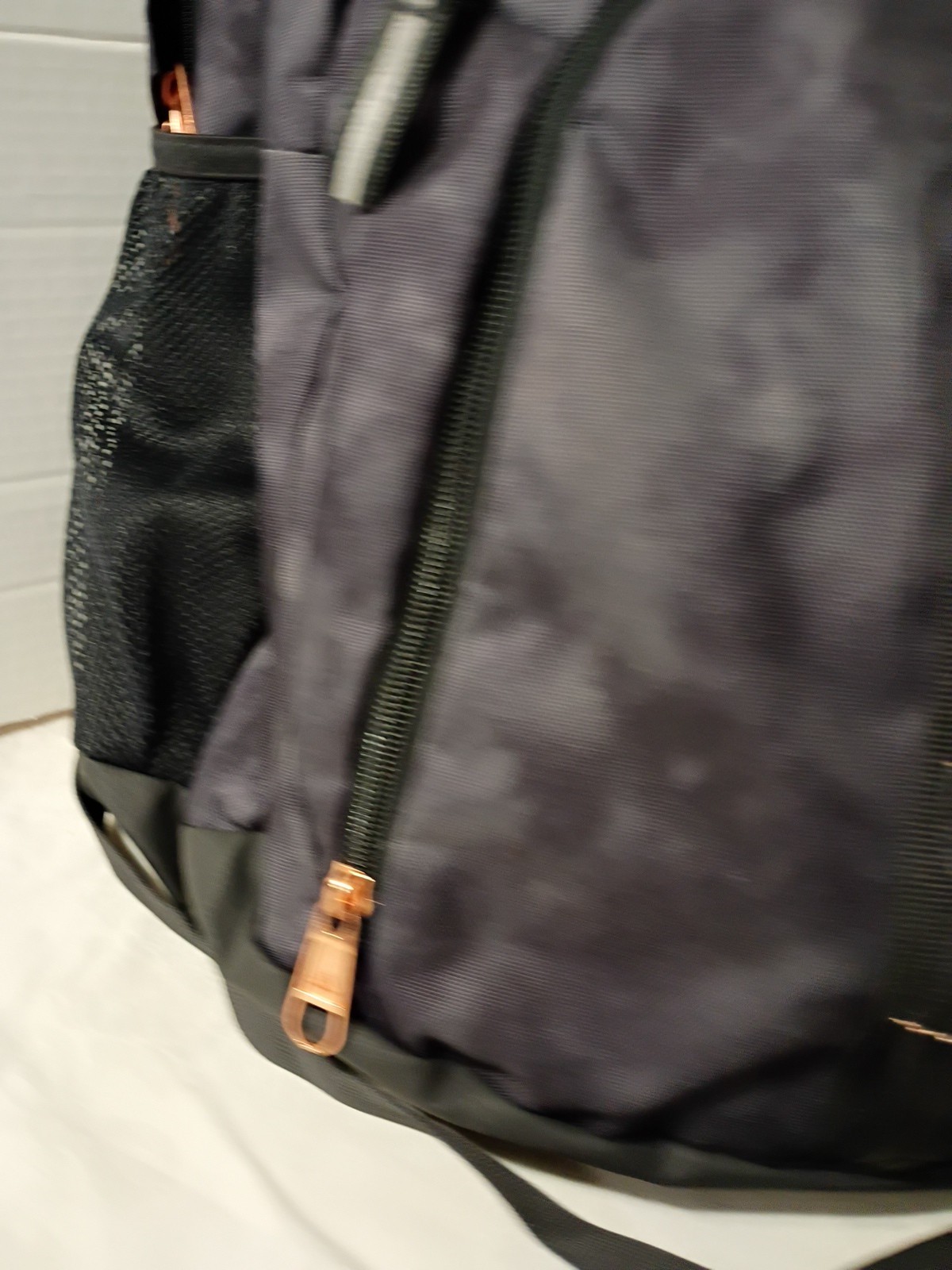 Black/Gray Adidas Load Spring Large Backpack-4 Exterior Pockets A-10