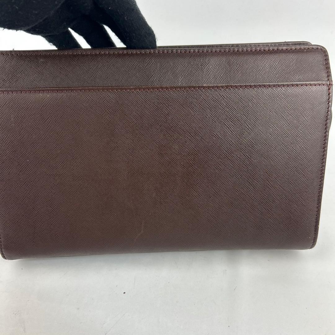 Authentic Burberry Black Leather Clutch Bag 18cm x 26cm Excellent Condition