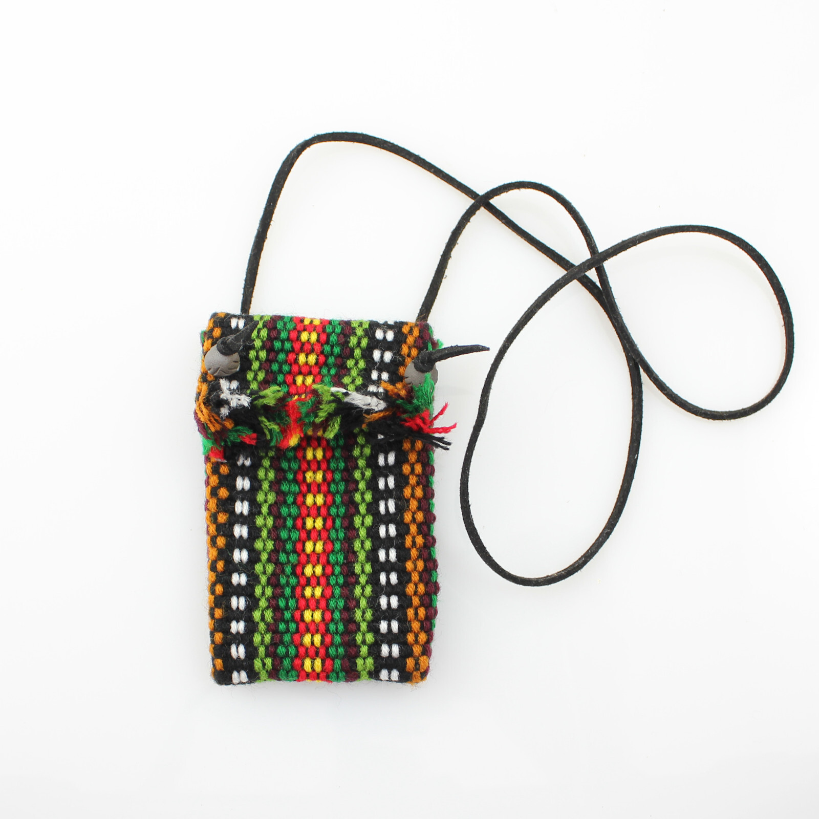 Vintage Hand Weaved Guatemalan Pouch Stash Bag NEW