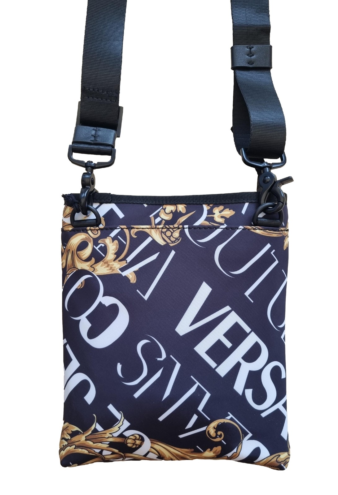 VERSACE JEANS COUTURE men’s 73YA4BF3 black-gold shoulder bag