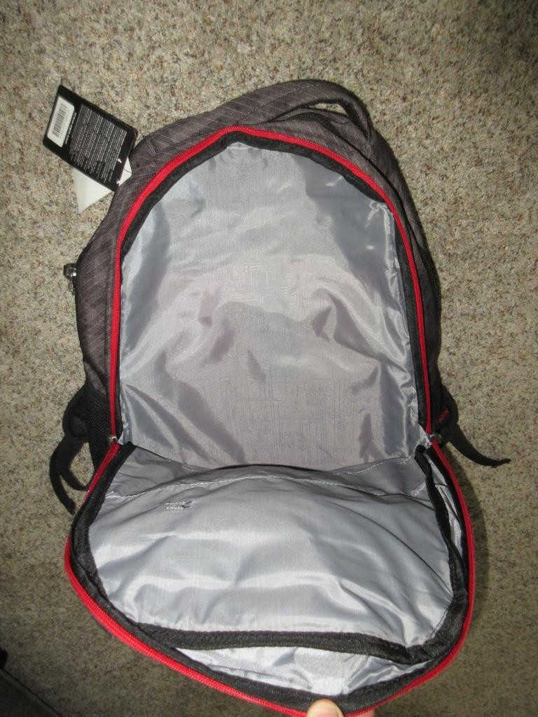 NWT OGIO 411069 Excelsior 17″ Laptop Backpack Gray Red Black Geometric Print