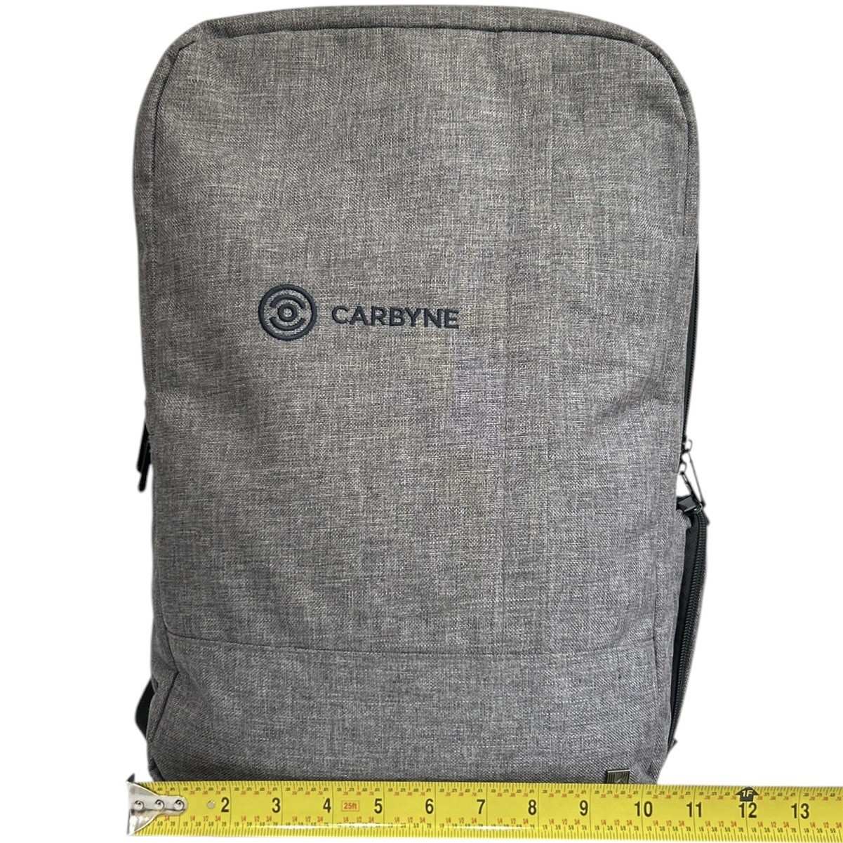 Kapston Pierce Carbyne Backpack Gray Black Sleek Modern Design Laptop School Bag