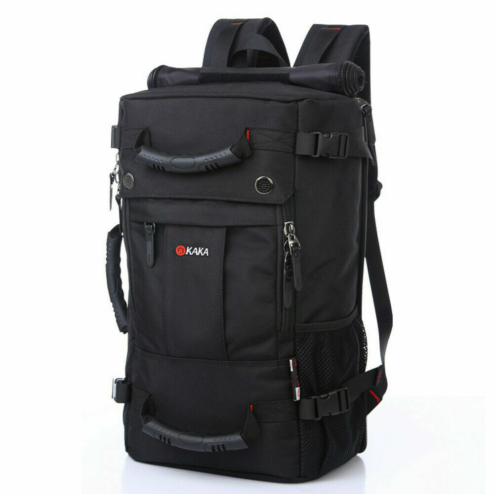 40L Large Capacity Men Shoulder Backpack Polyester Travel Messager Luggage Bag