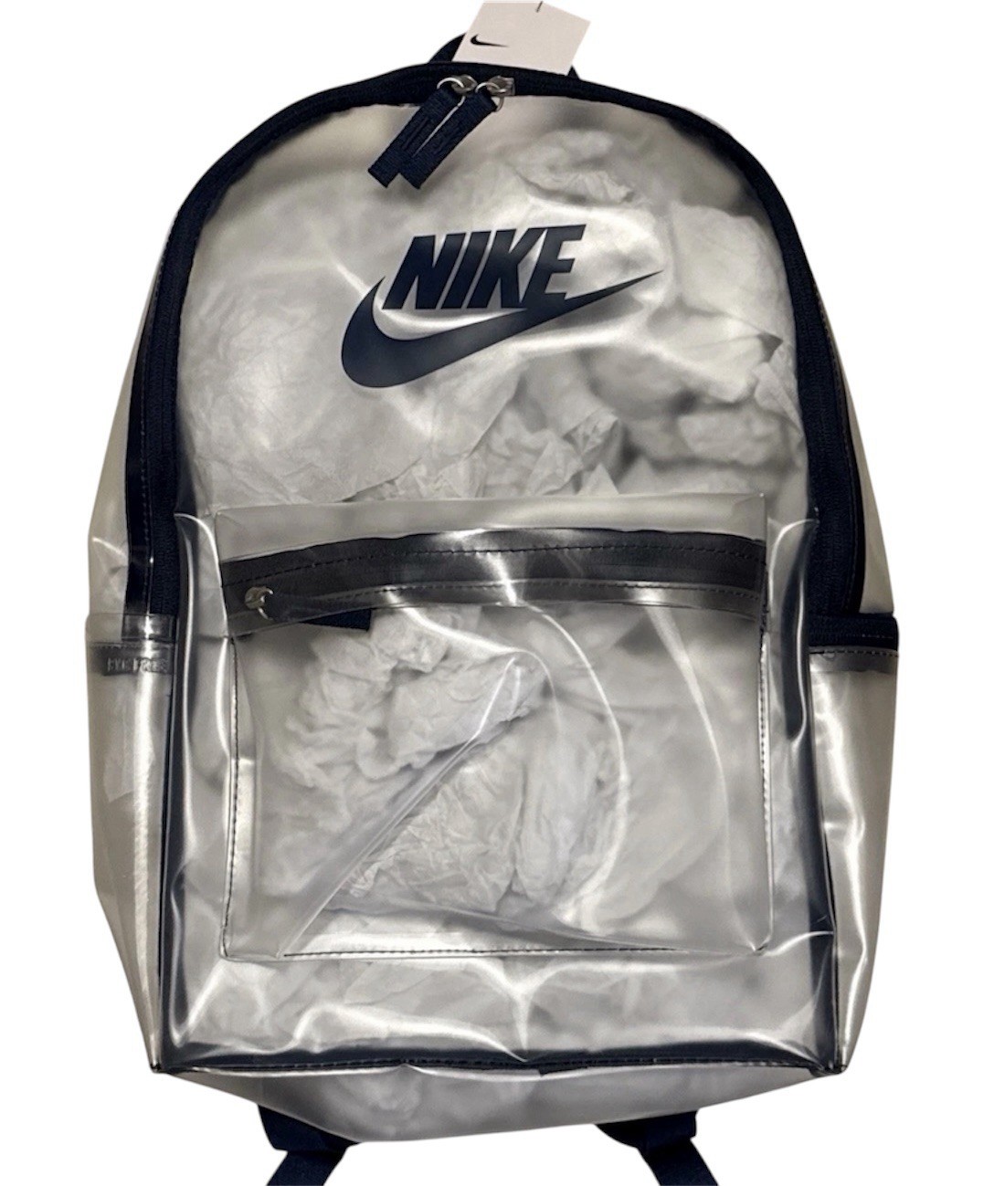 New Nike Heritage Crystal Backpack (25L) Clear Navy Blue HV8920-907
