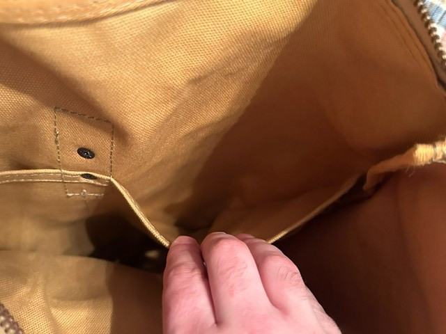 Pendleton Woolen Mills Brown Canvas Large Gym Bag NWT