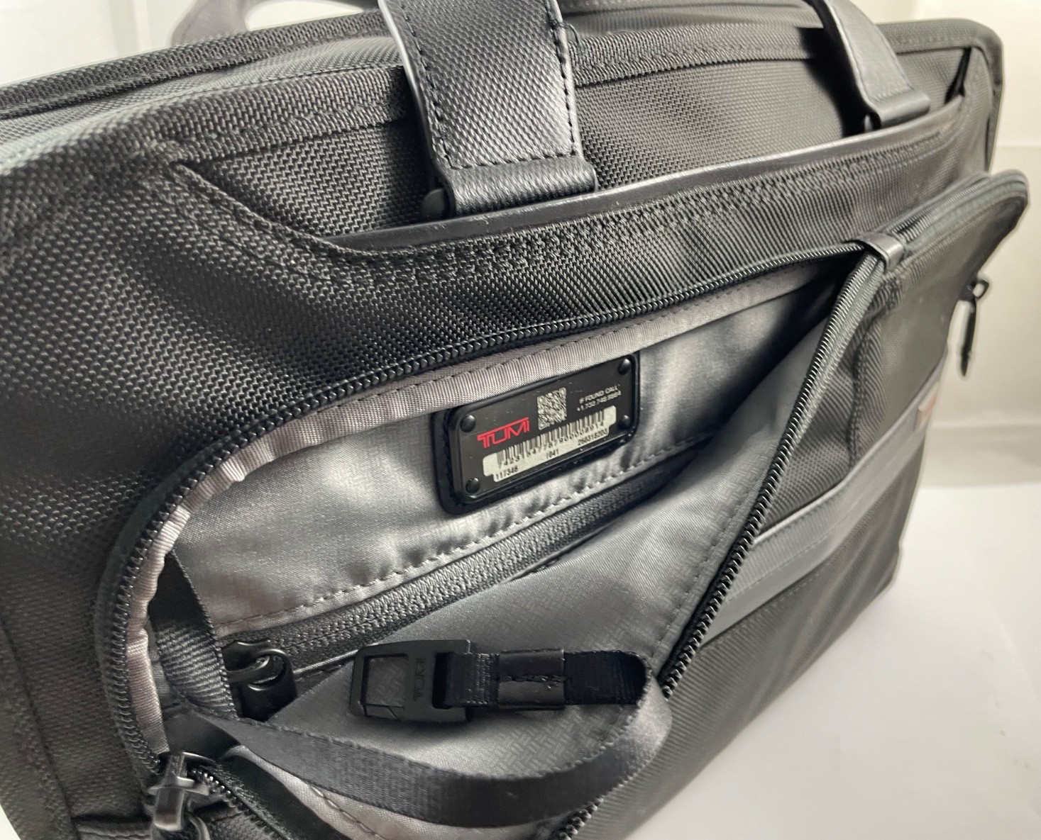Tumi Alpha 3 Slim Three Way Backpack Briefcase Laptop Bag Nylon 2603182D3 $550