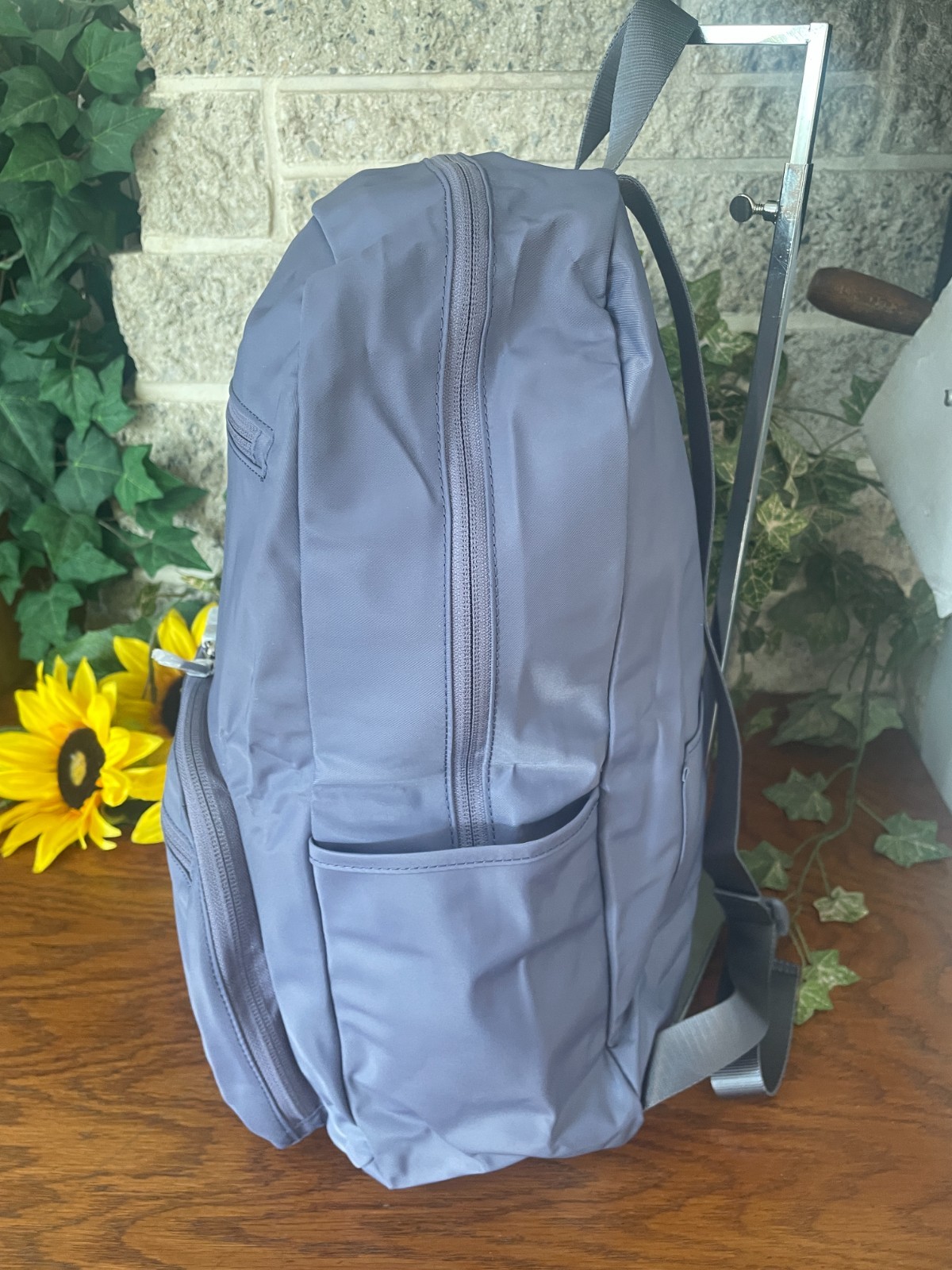 NWT TUMI LAVENDER PACKABLE BACKPACK FOLDABLE SHOULDER LARGE BAG TRAVEL CARRYON