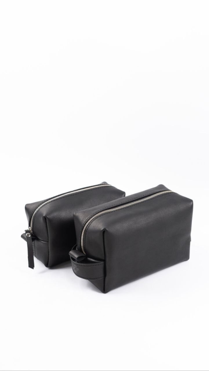 Handmade Leather Toiletry Bag Leather Dopp Kit Bag, Mens Toiletry Bag