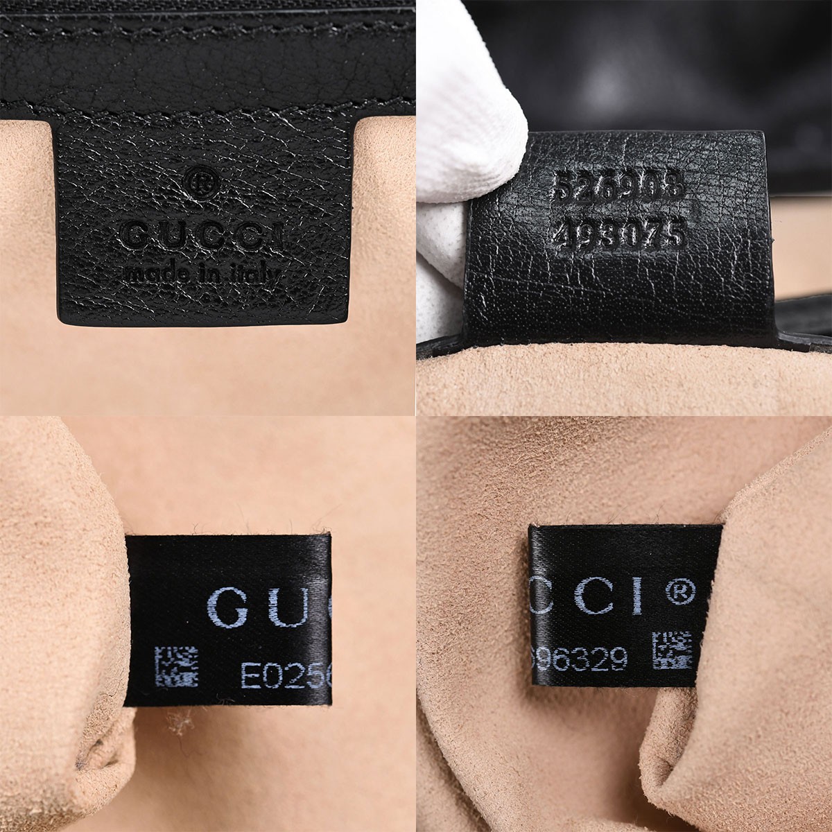 Gucci i I GG Marmont Liber Tiger Backpack Daypack Leather Black 526908 r0_0705