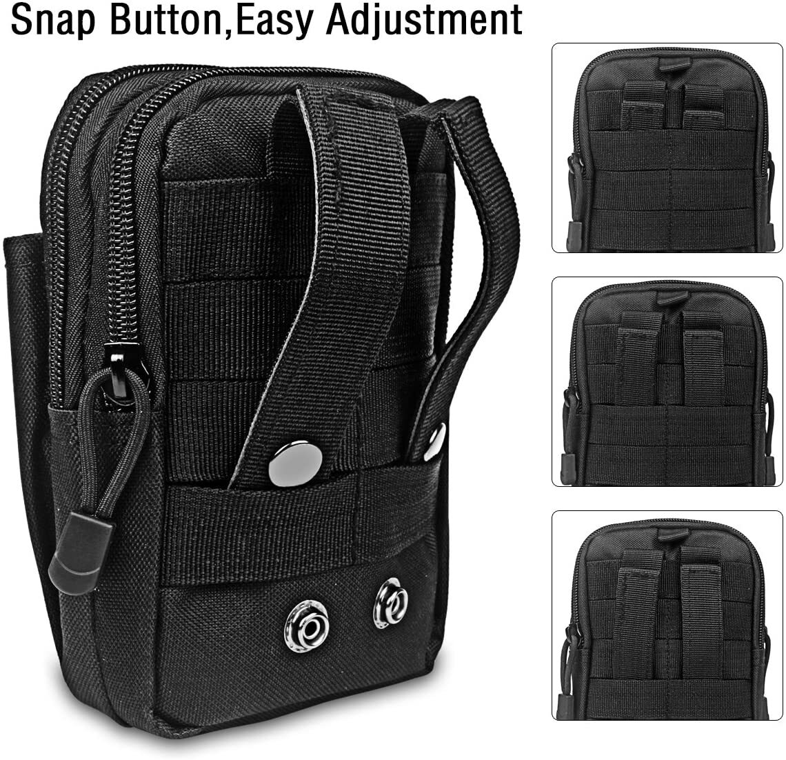 Tactical Molle Pouch Outdoor EDC Utility Gadget Waist Bag Phone Holster Holder