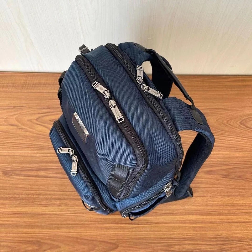 🎒 NEW TUMI Alpha Bravo Search Backpack Navy 232789 Ballistic Nylon Laptop