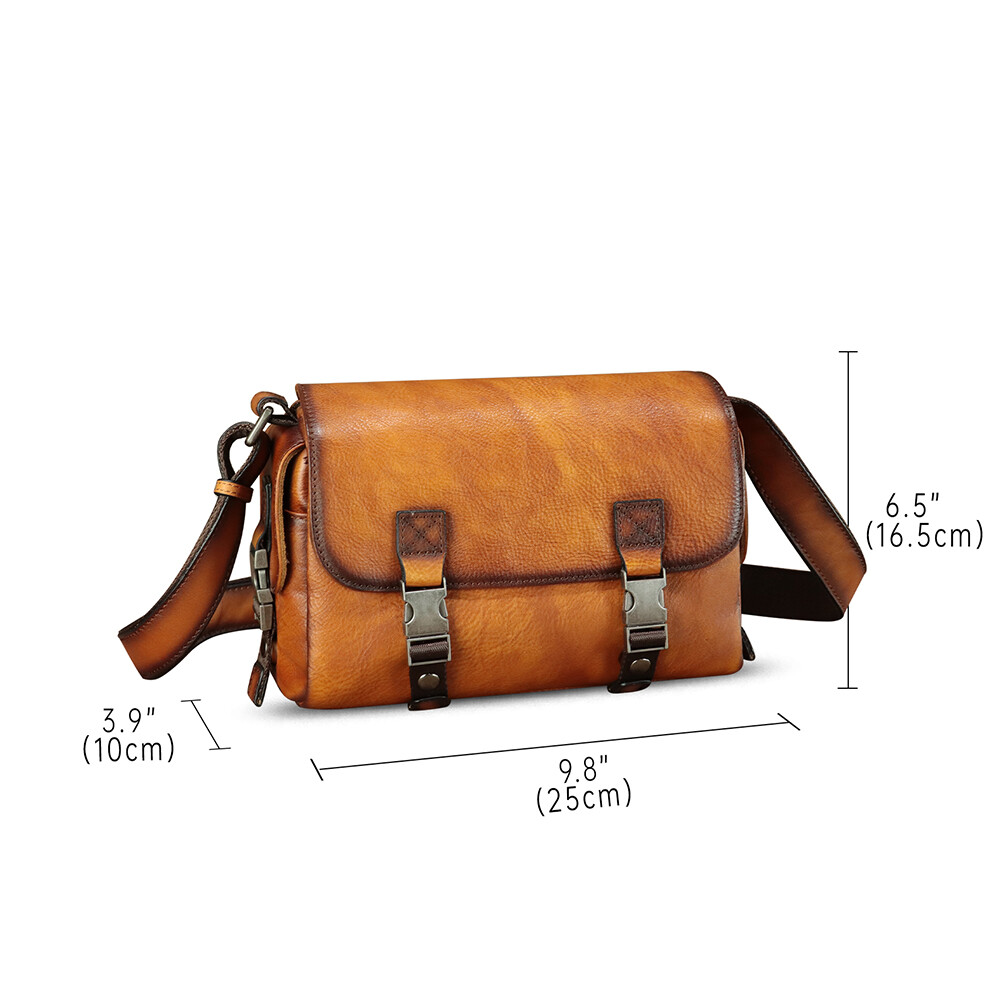 Genuine Leather Purses and Shoulder Bag for Men Women Crossbody Crossbody Bag