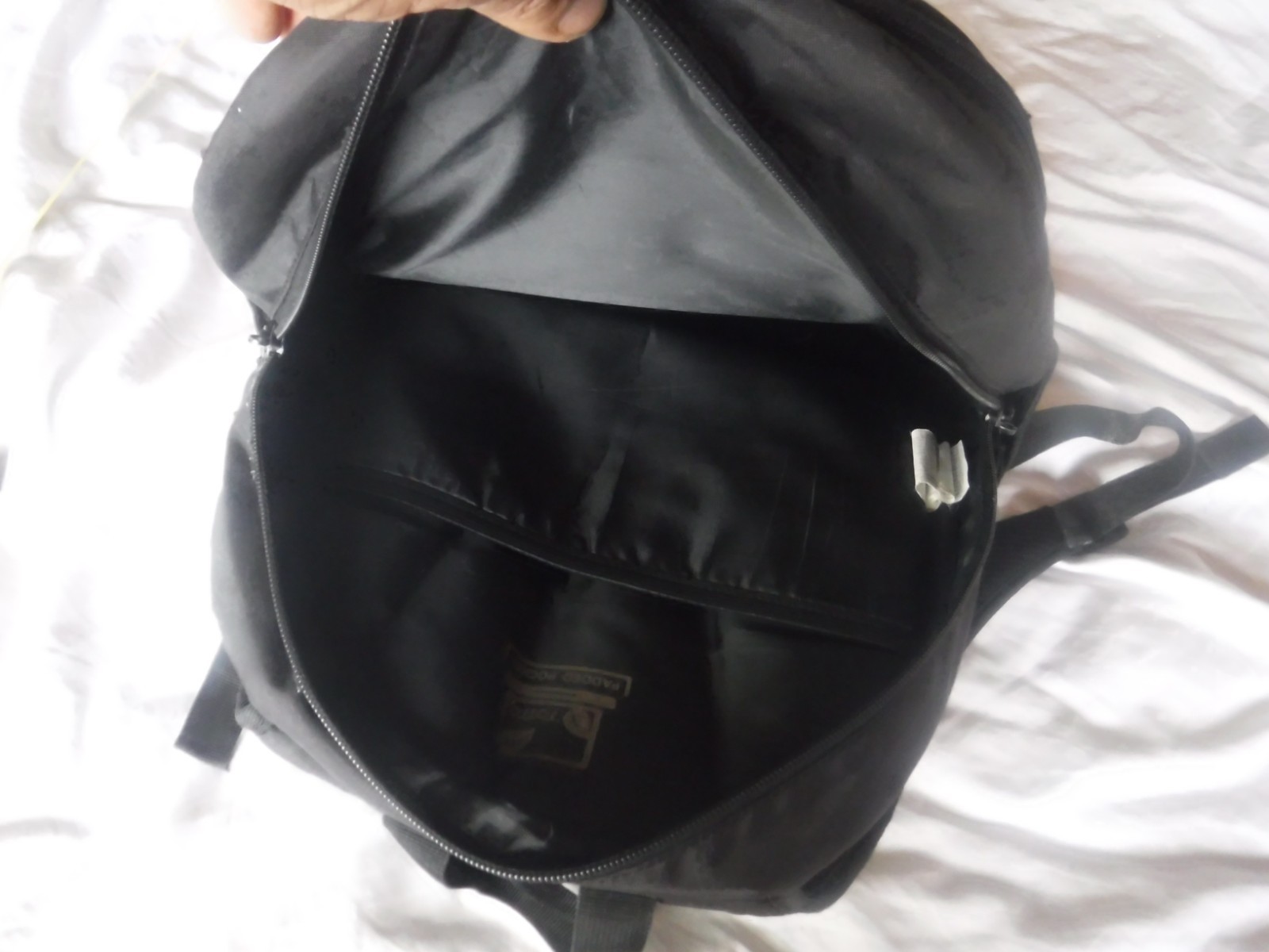 Totto Eco Friendly Bag Black Backpack Pre Owned