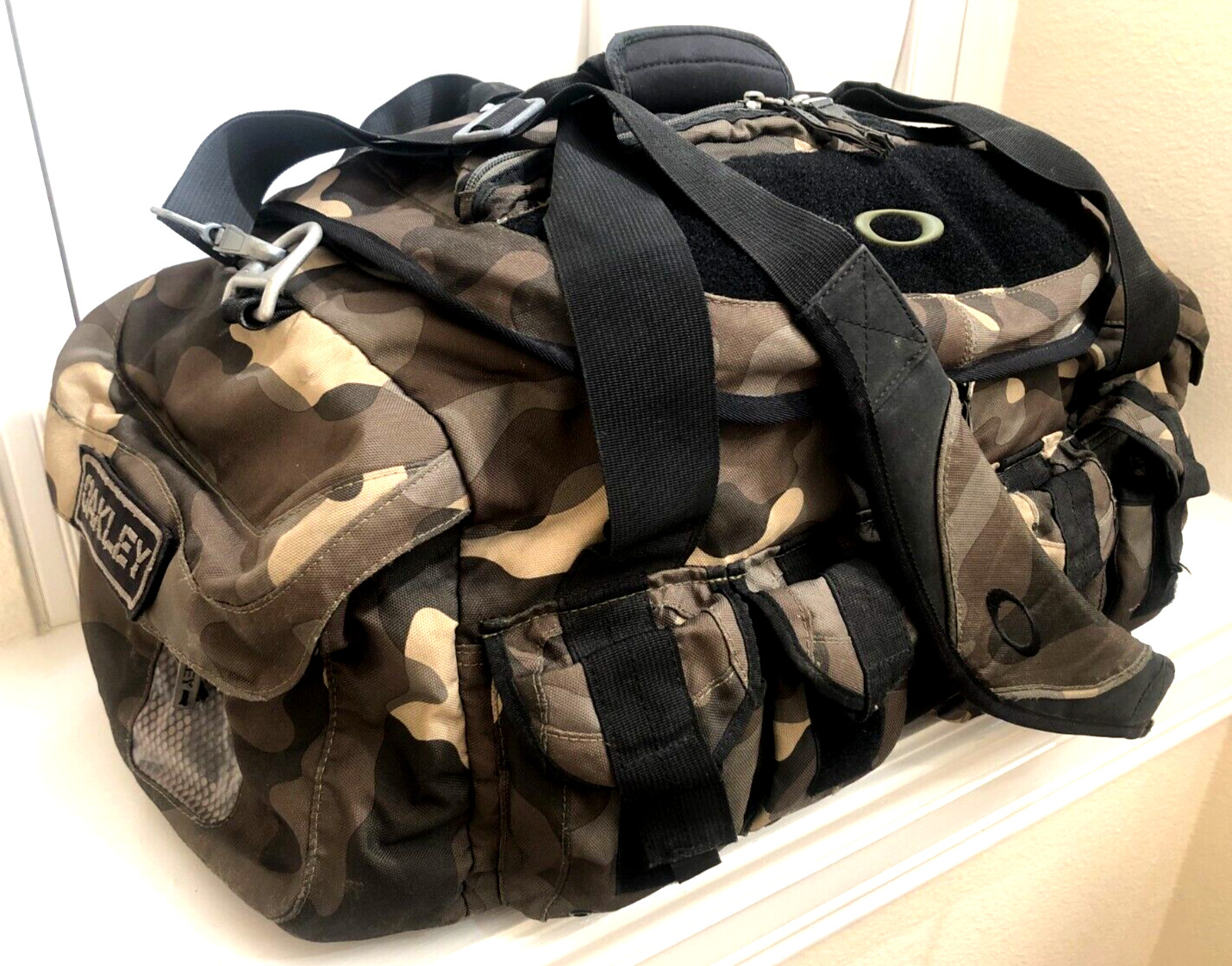 OAKLEY MECHANISM DUFFEL BAG Herb Camo Tactical Field Gear AP Large Pack Rare
