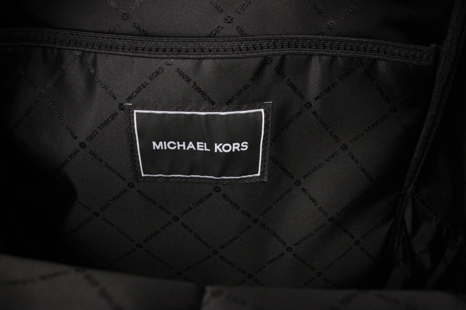 $198 Michael Kors Men’s Malone Backpack Navy Nylon Logo Adjustable Strap NWT