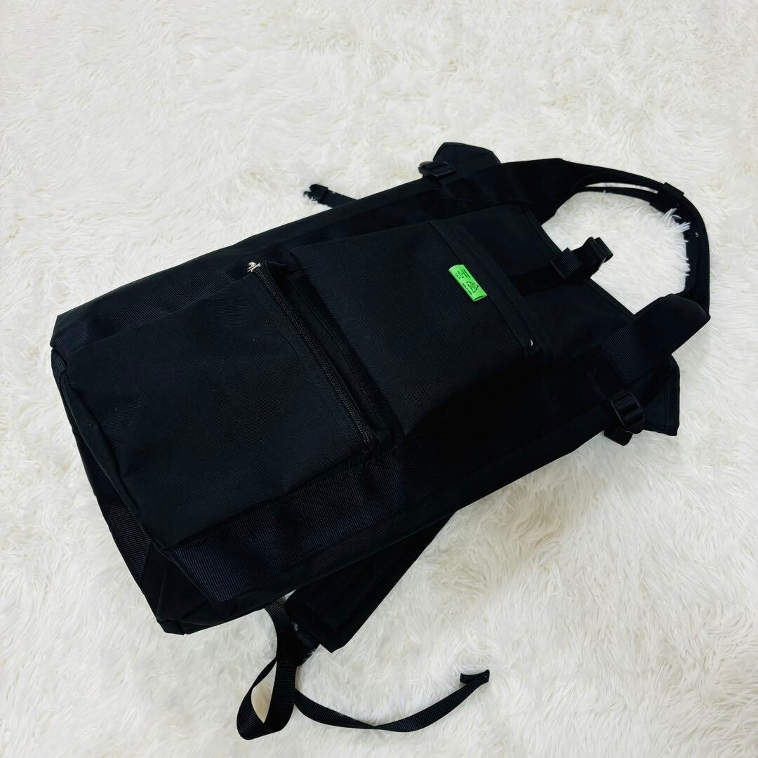 PORTER Union Backpack 2 Way Black Nylon Large Work Travel Made in Japan 50cm
