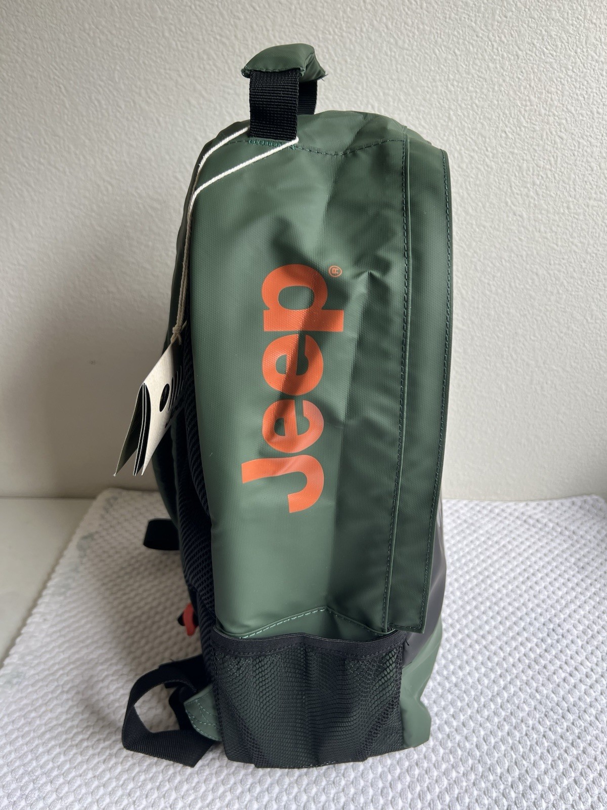 Jeep Green Black Backpack with Adjustable Strap Lightweight Outdoor | Unisex