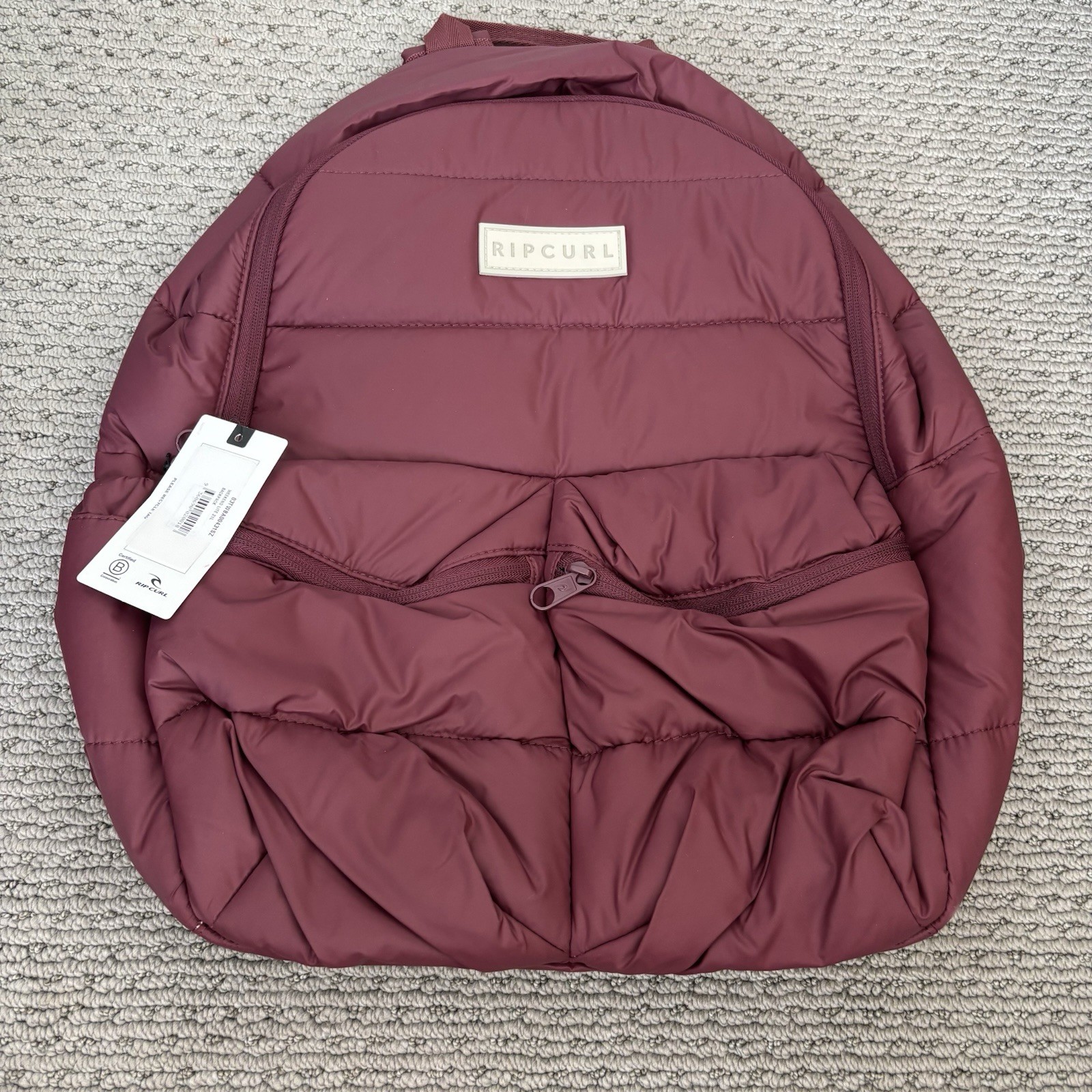Rip Curl Weekend Lite 21L Backpack In Red Maroon NWT