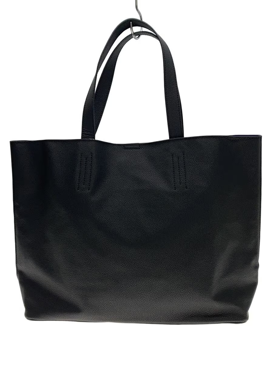 UNITED ARROWS Microfiber Tote Bag Leather BLK