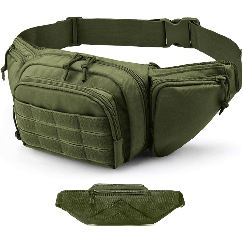 Tactical Waist Bags Concealed Gun Carry Pouch Military Pistol Holster Fanny Pack