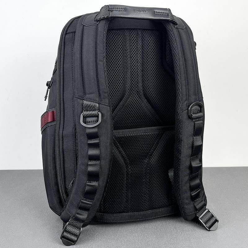 TUMI ALPHA BRAVO SEARCH Red x Black Backpack PC Pocket Nylon Outlet Product