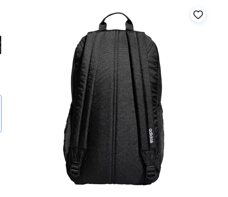 ADIDAS CLASSIC 3S 4 BACKPACK BLACK Laptop/TECH SILVER STRIPES – $50 MSRP