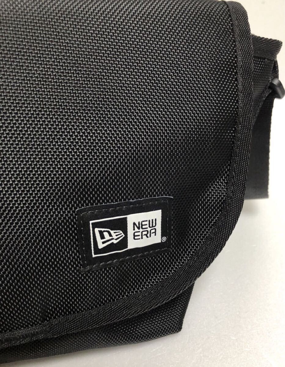 NEW ERA Shoulder bag Polyester Black for Men Plain Logo patch Tracking USE