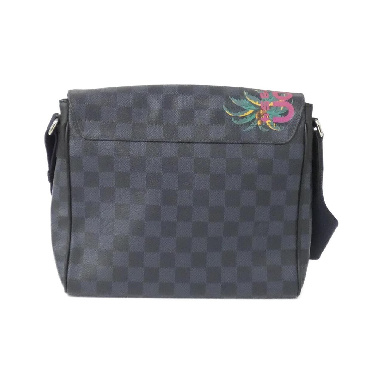 Authentic Louis Vuitton Damier Cobalt (Jungle) District 2018 Stainless Steel…