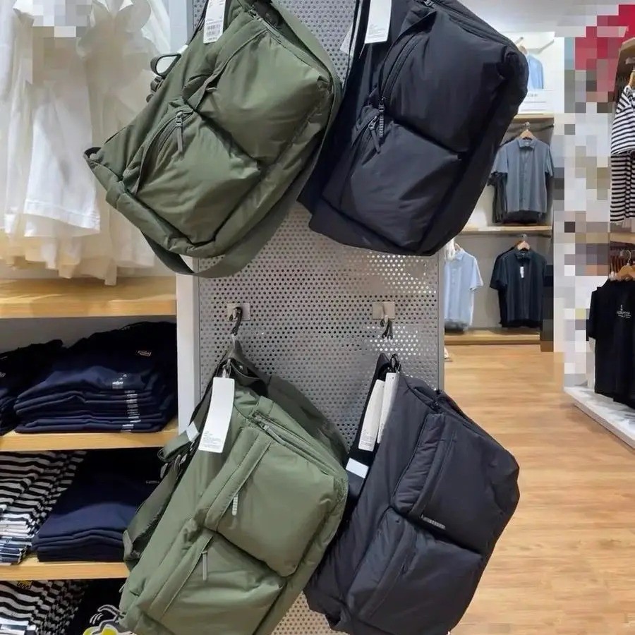 Multi Pocket Messenger Bag Men Women Shoulder Crossbody Travel Style Casual Bag