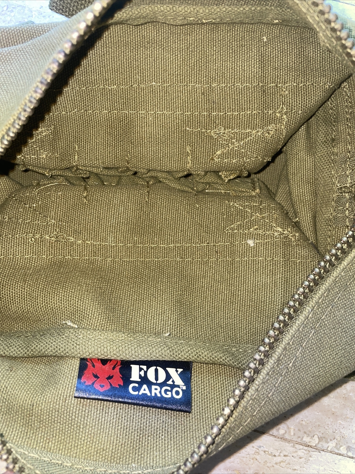 Fox Cargo Paramedic Green Tool Canvas Bag NWOT 11x7x6”