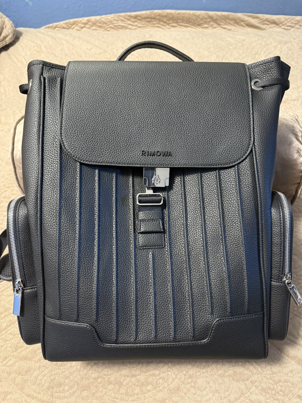RIMOWA – Never Still Leather Flap Backpack Large – Fast Shipping!
