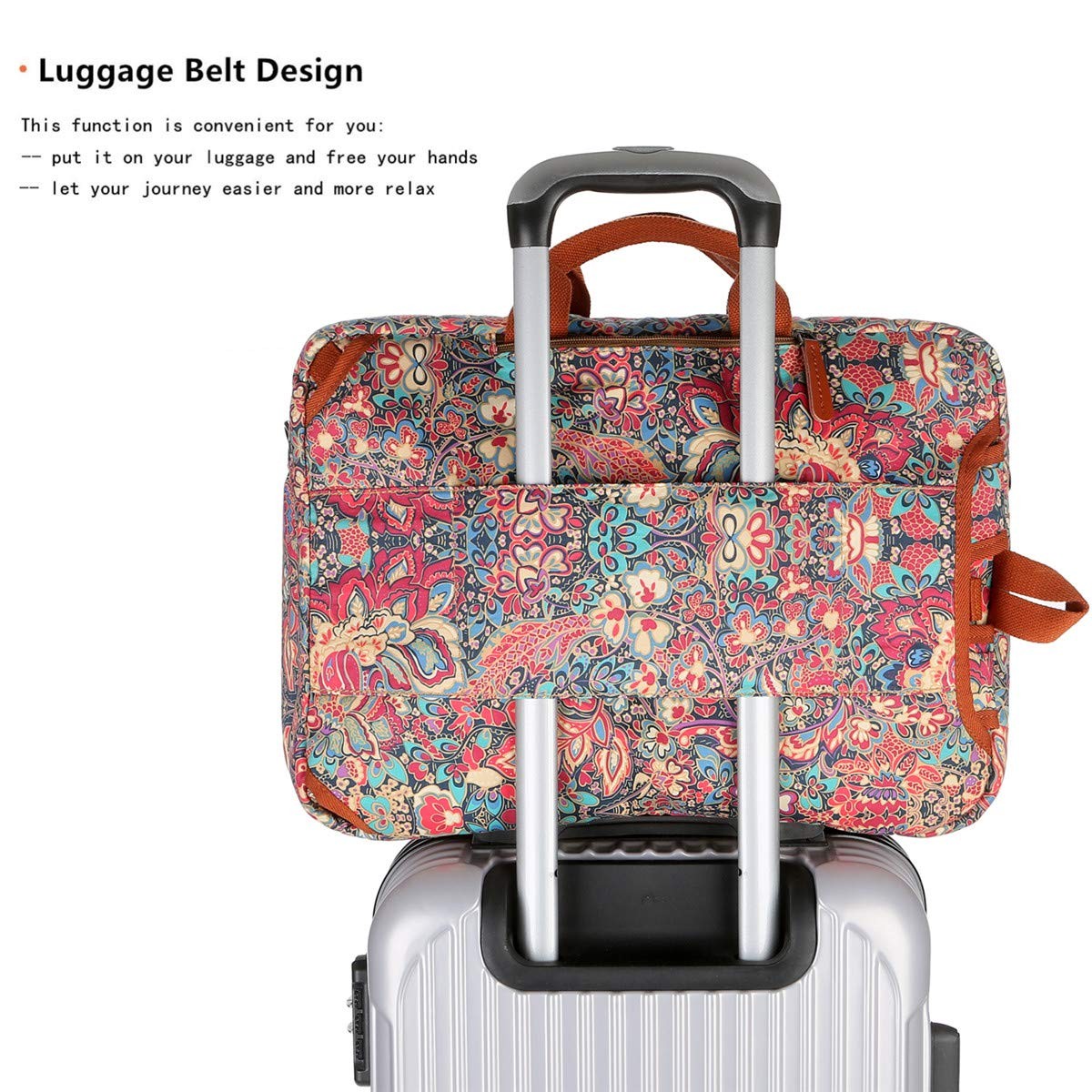 Large Convertible Backpack 17 Inch Laptop Bag Case Briefcase Travel Outdoor b…