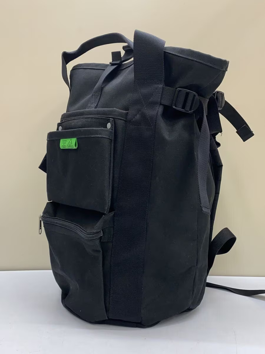 PORTER Black Backpack- Durable Material, Stylish Design, Unisex, Versatile