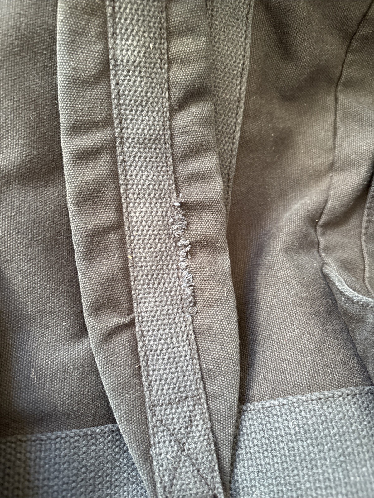 Outback Trading Co Black Overlander Satchel Cotton Canvas Leather Trim Backpack