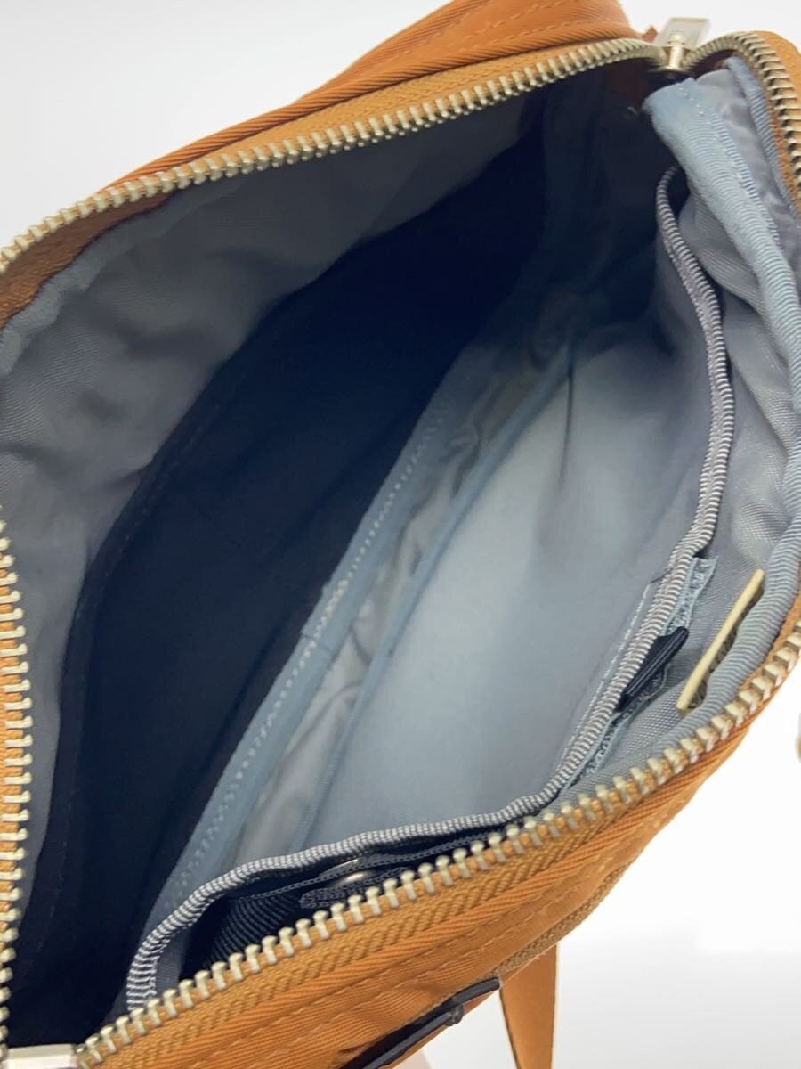 Authentic PORTER Nylon Shoulder Bag 15cm High 23cm Wide Camel Unisex