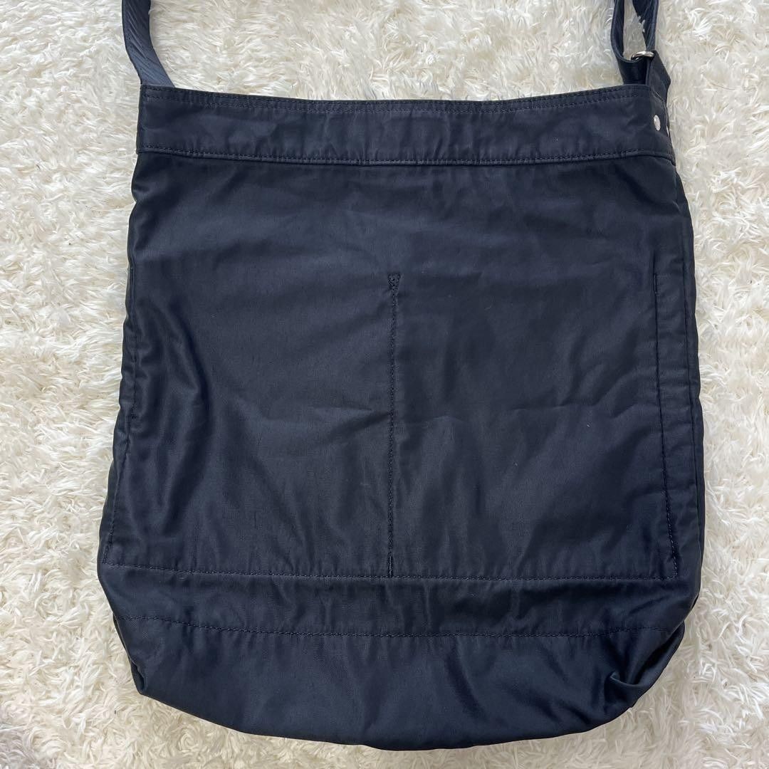 Authentic ポーター 吉田カバン MILE Shoulder Bag Black 34cm x 31cm x 6cm Compact Leather