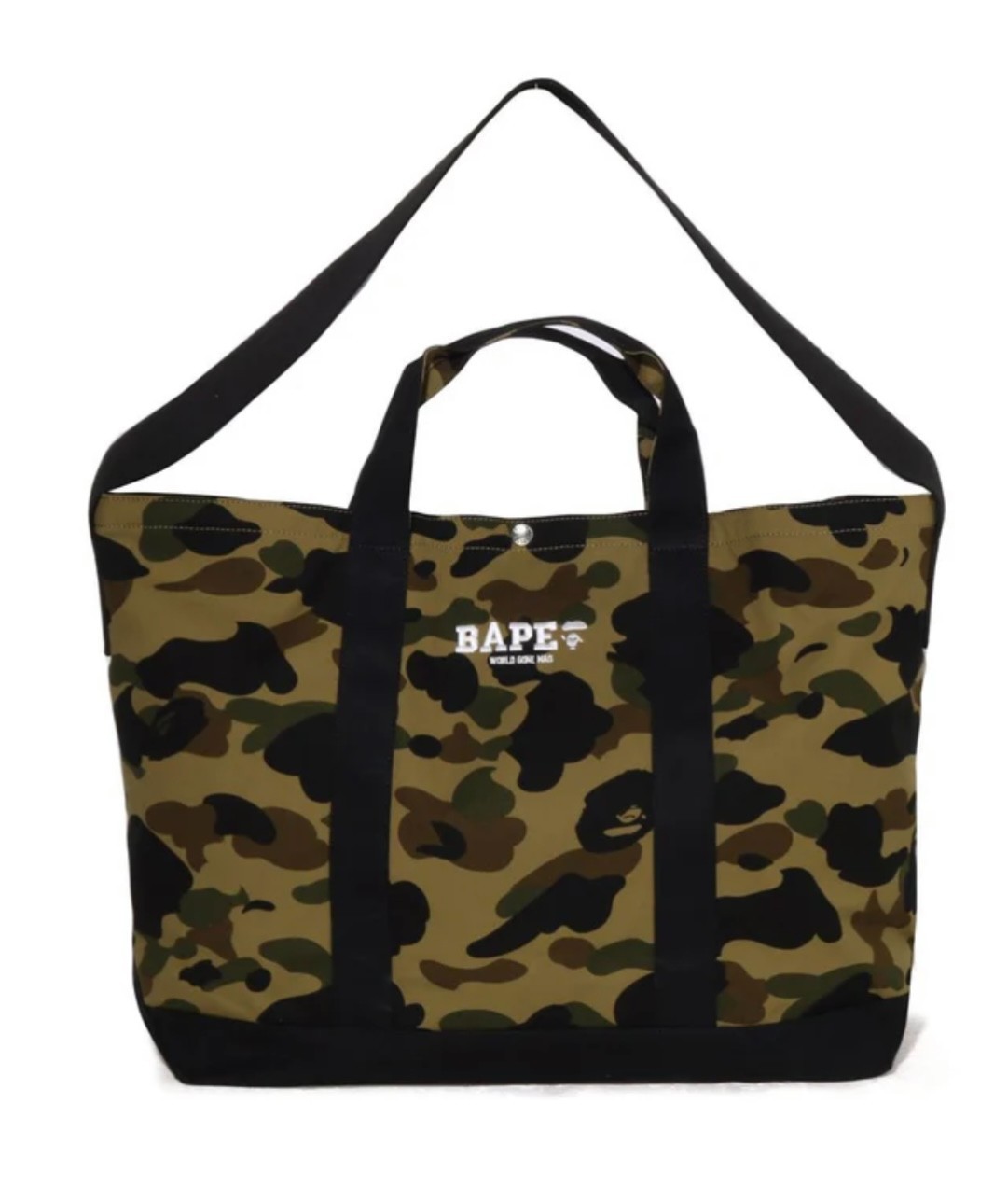 A BATHING APE 1ST CAMO 2WAY Tote Bag Green Shoulder Mens 1M20189002 Japan