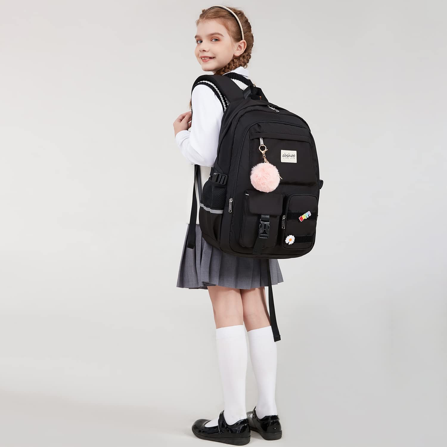 Big Student Laptop Backpack For College Women Middle High School Teen Girls B…