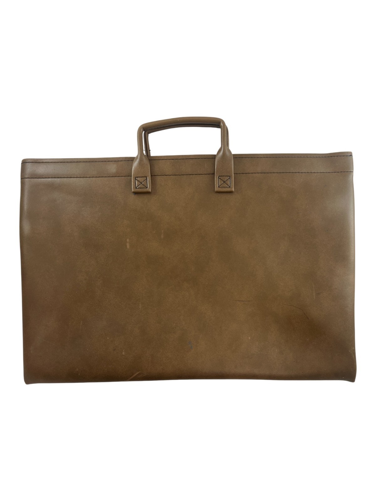 VTG FENDER Guitars Executive Document Case Music Bag Hinged Briefcase Leather