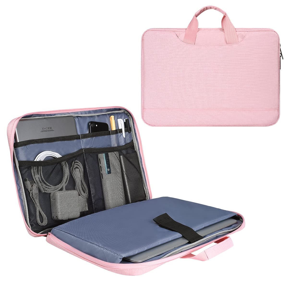 14 15 Inch Laptop Case Women Ladies Bag TSA Laptop Sleeve for MacBook Pro 14″…