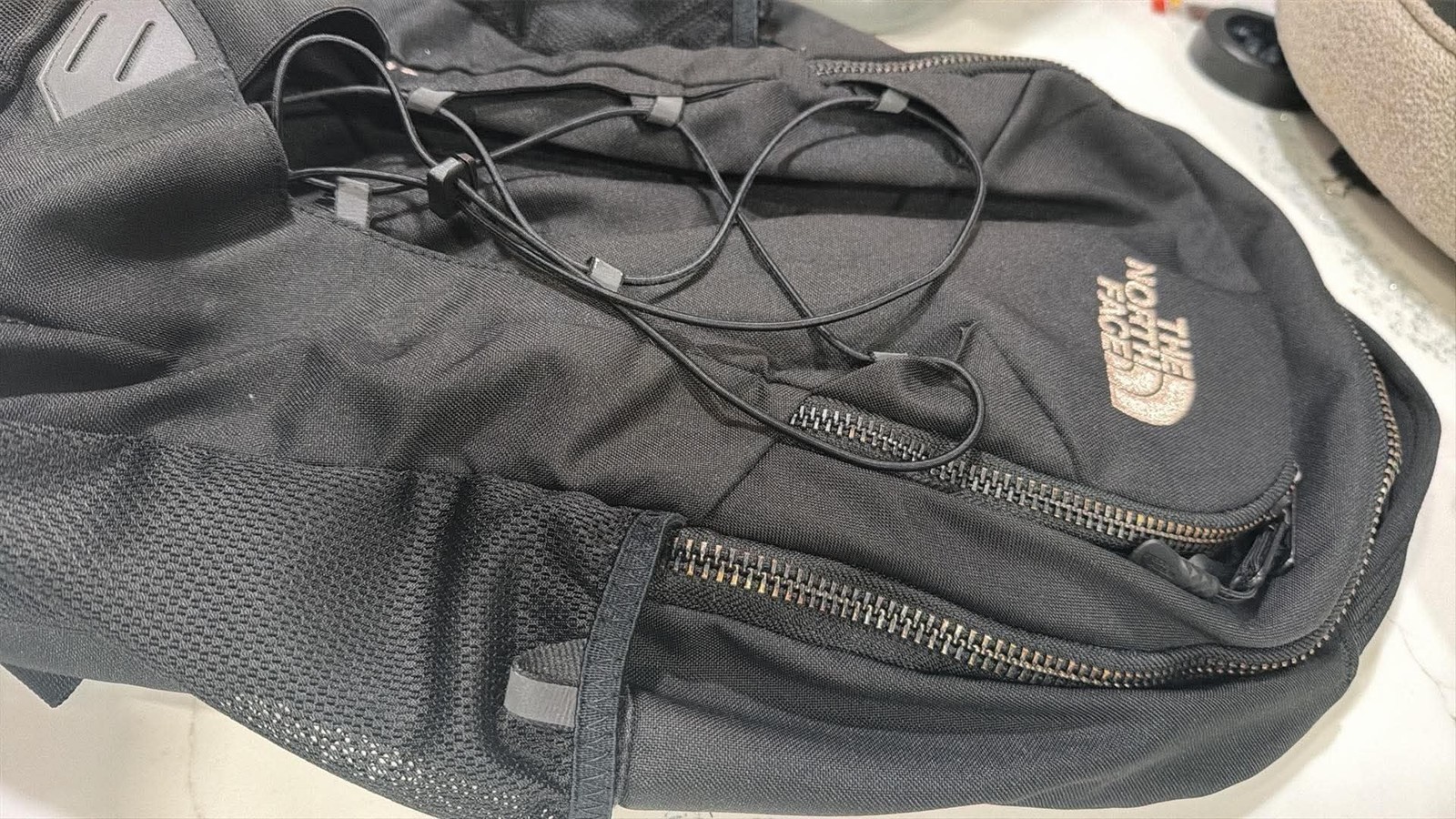 The North Face Jester Backpack Black FlexVent Laptop School Travel Daypack