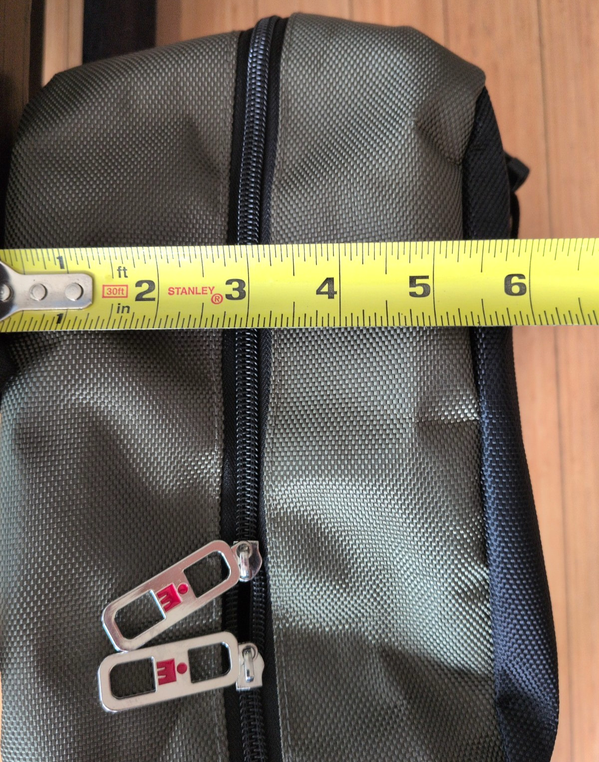 Ironman Tulsa Backpack Green Yellow Event Finisher Bag Padded Straps Zippered