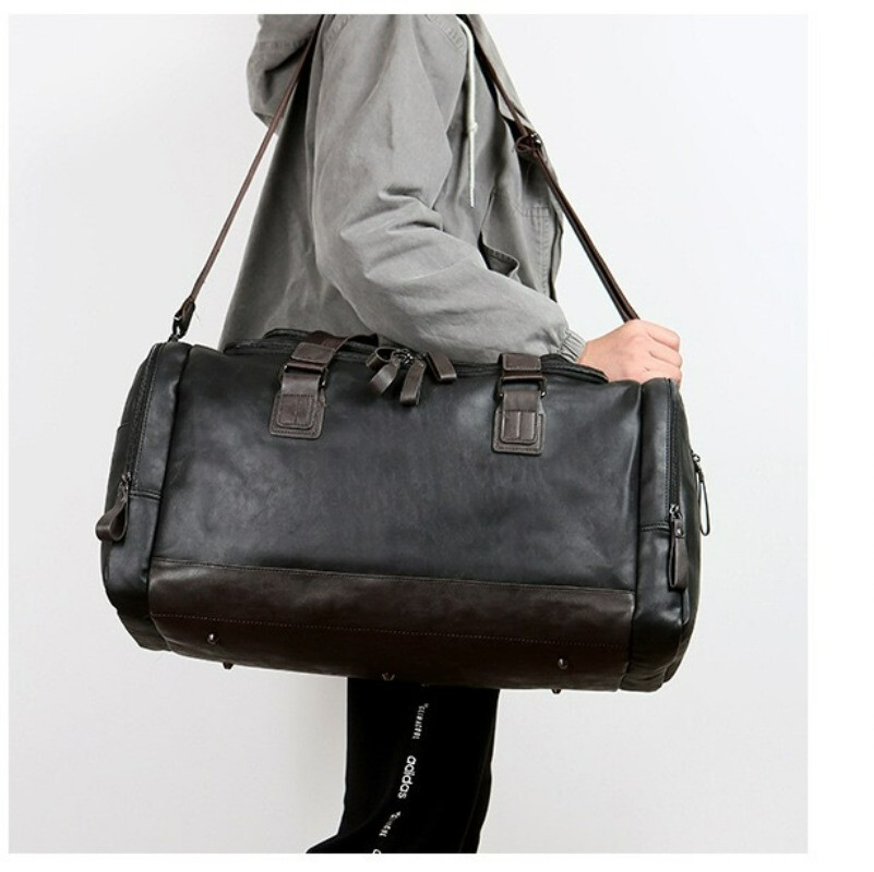 Men’s Large Capacity Multifunctional Business Travel Bag Handbag Shoulder Bag