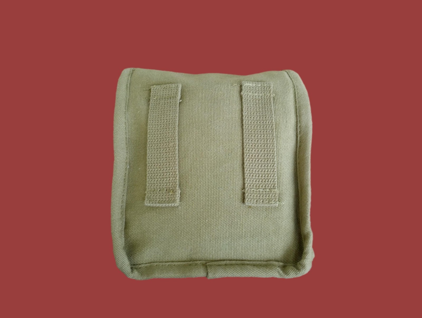 CANVAS UTILITY POUCH 2 POCKET SNAP CLOSURE BELT LOOP CAMPING GEAR HUNTING SHELLS