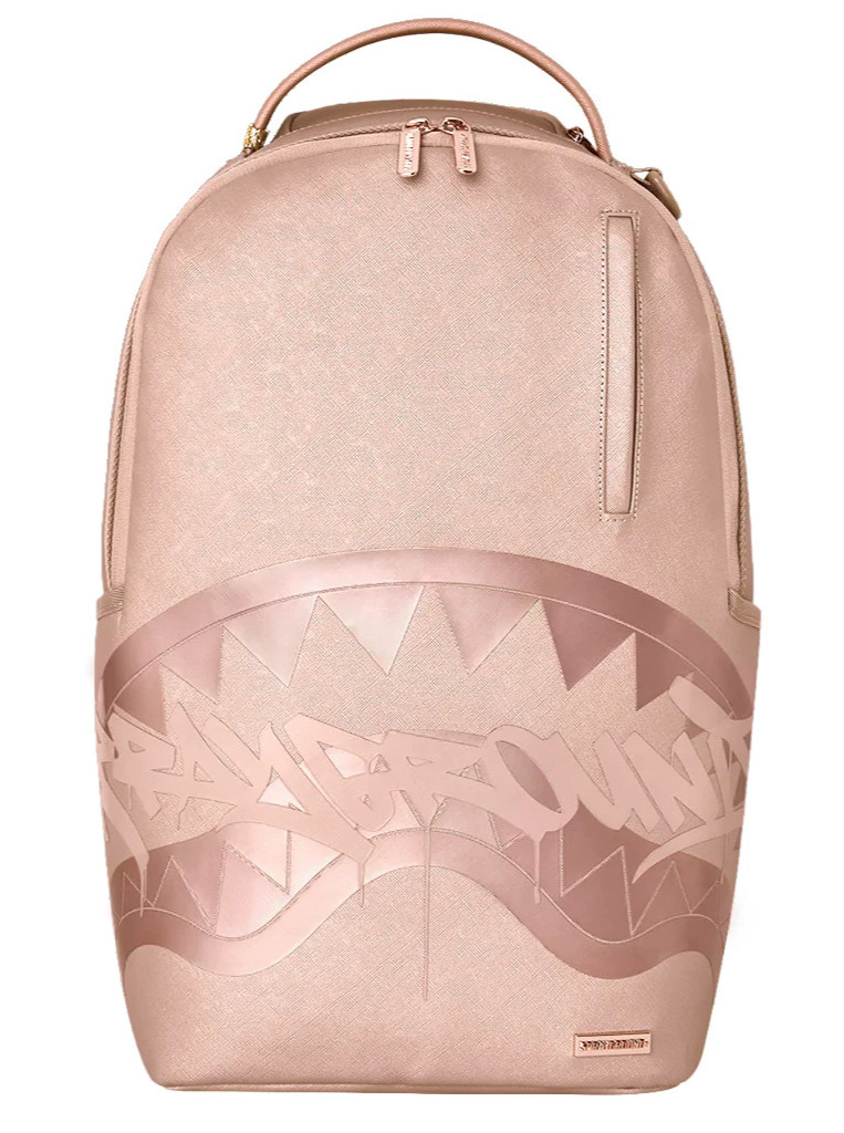 Sprayground Shadow ROSE GHOST Backpack🔥NWT Metallic Pink Bookbag School Bag