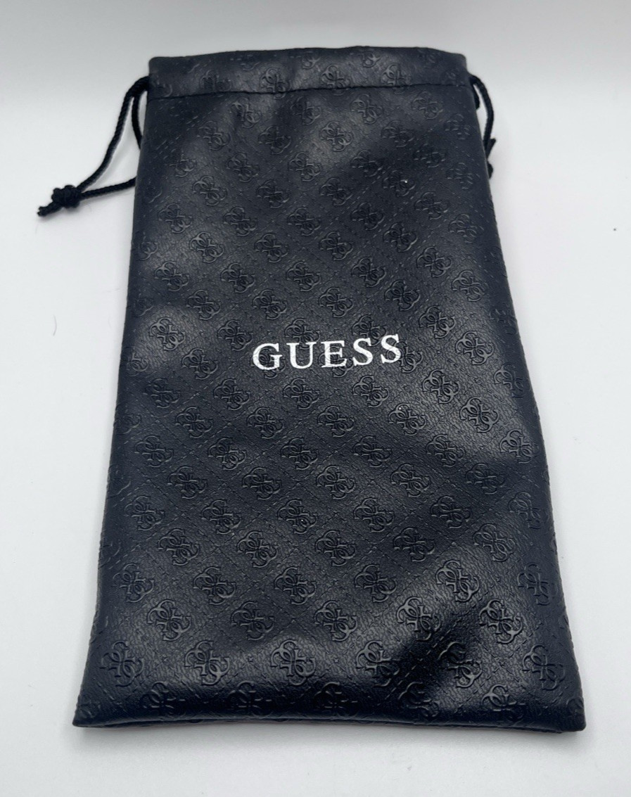GUESS Sunglasses Eyewear Glasses Black Drawstring Pouch Soft Case Bag